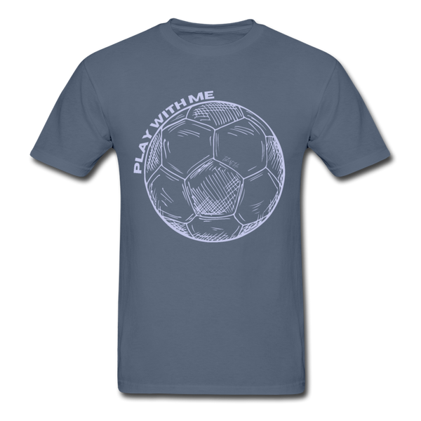 Purple Soccer Tee - denim