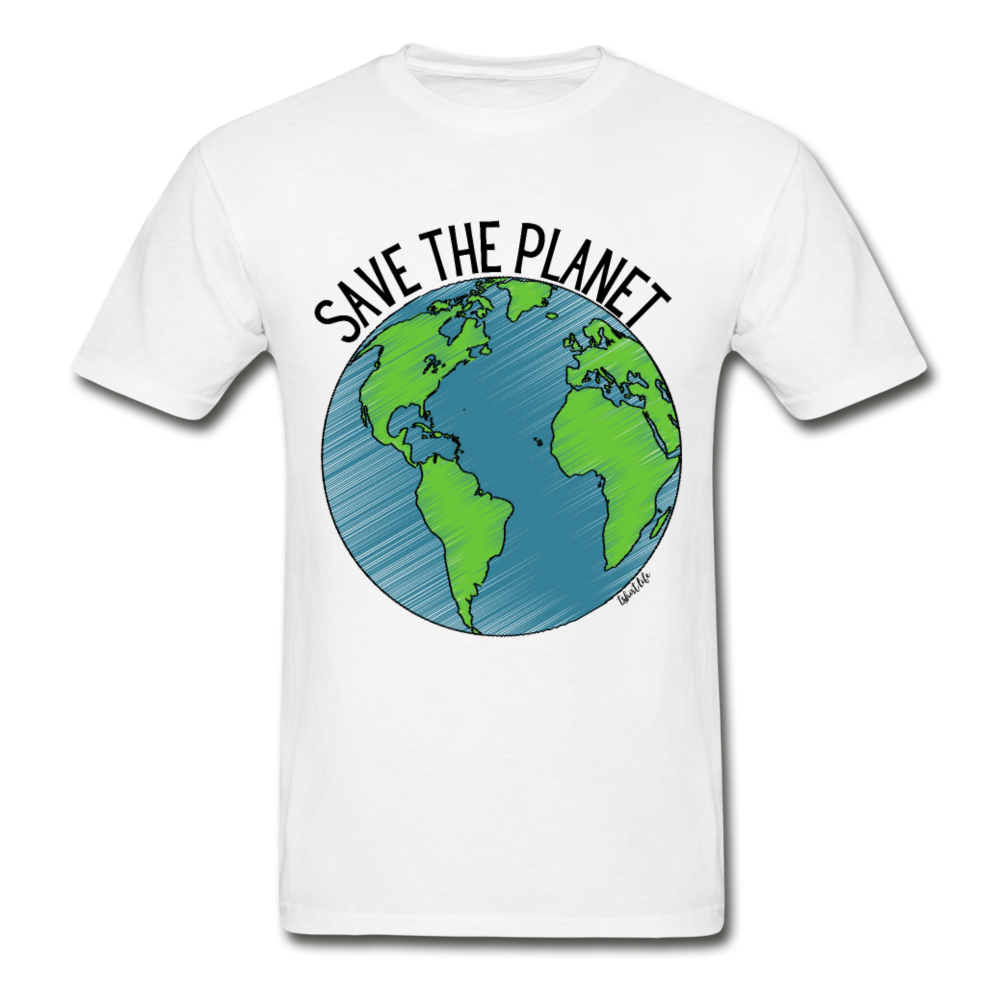 Save The Planet Tee - white