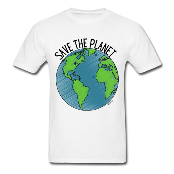 Save The Planet Tee - white