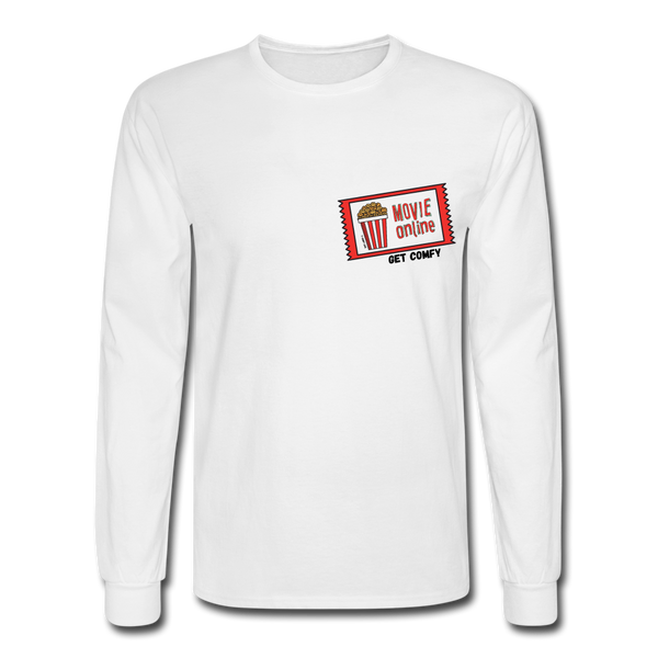 Online Movie Long Sleeve Tee - white