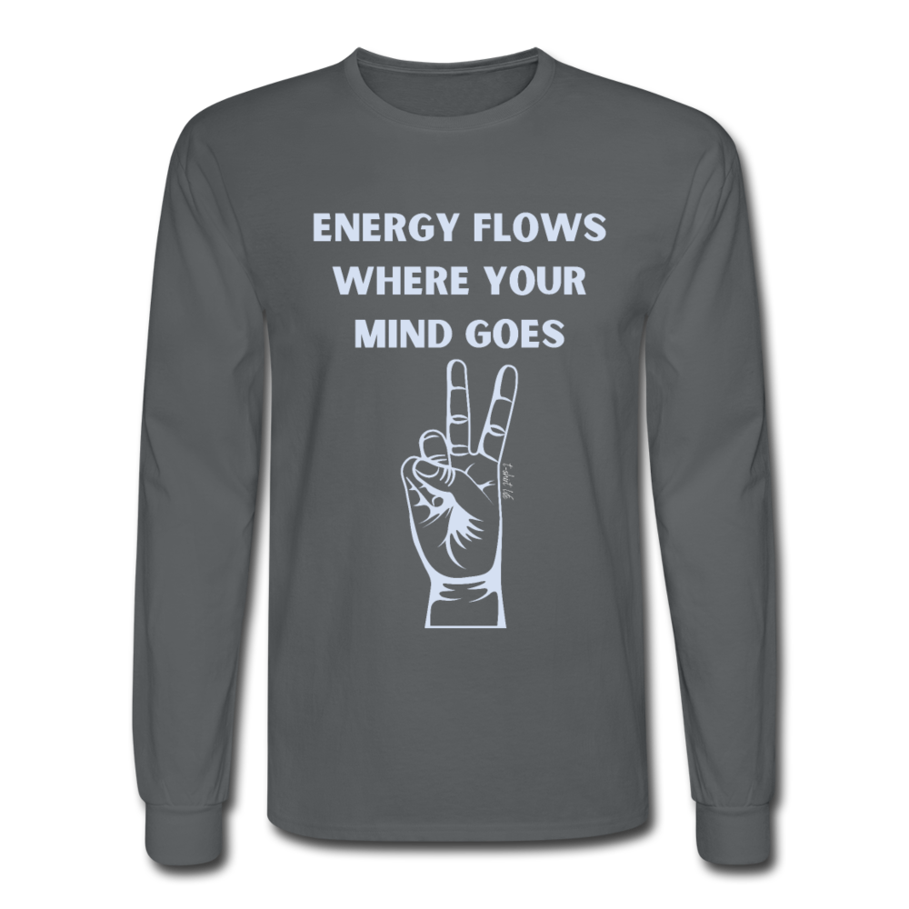 Energy long sleeve - charcoal