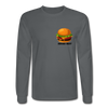 Burger Night Long Sleeve - charcoal