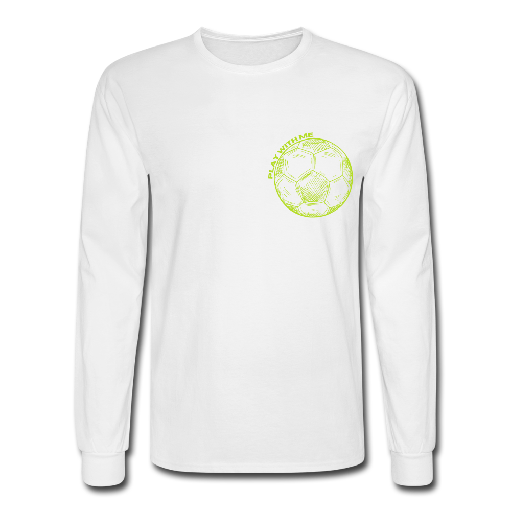 Neon Soccer Long Sleeve - white