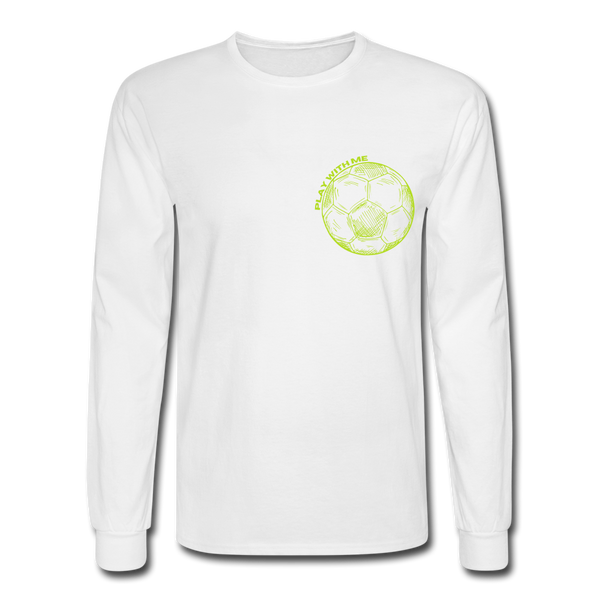 Neon Soccer Long Sleeve - white