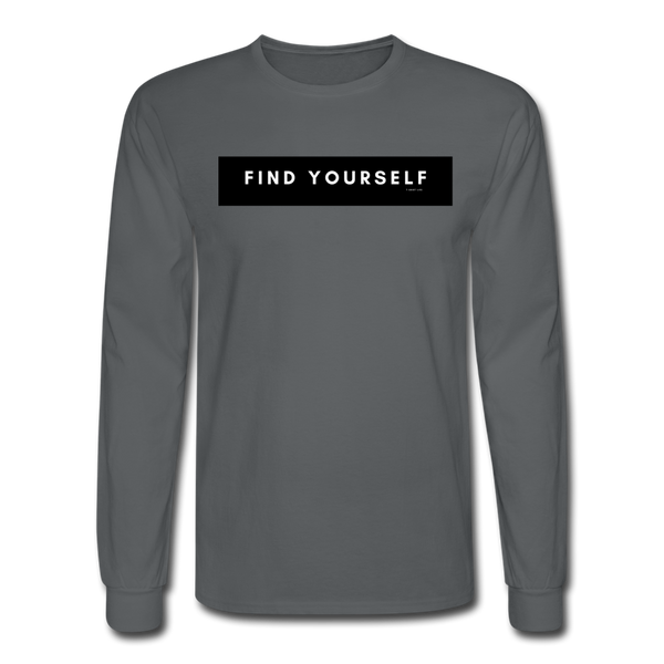 Find Yourself Long Sleeve - charcoal
