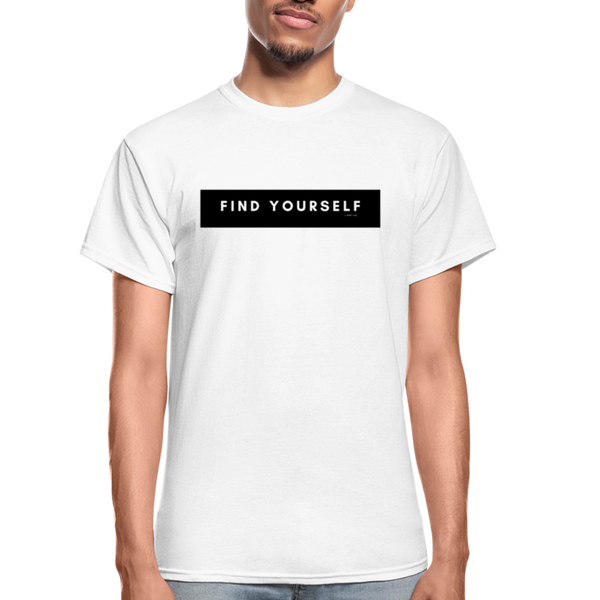 Find Yourself Tee - white