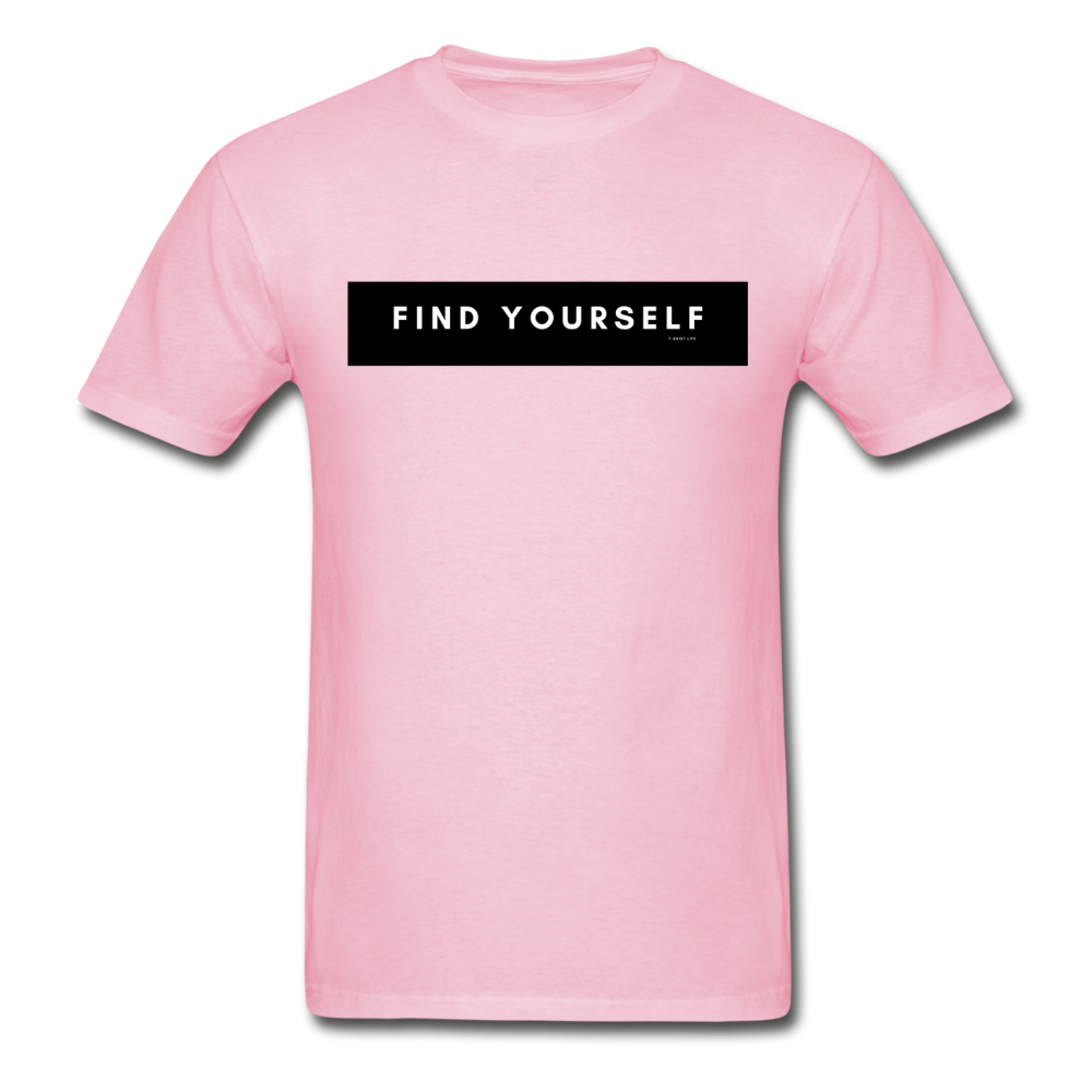 Find Yourself Tee - light pink