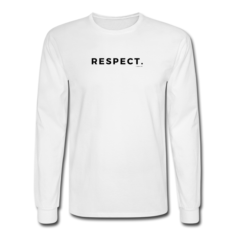 Respect Long Sleeve - white