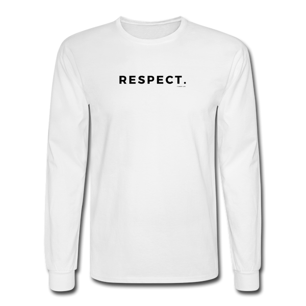 Respect Long Sleeve - white