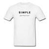Simple Perfection Tee - white