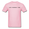 Give Yourself Time Tee - light pink