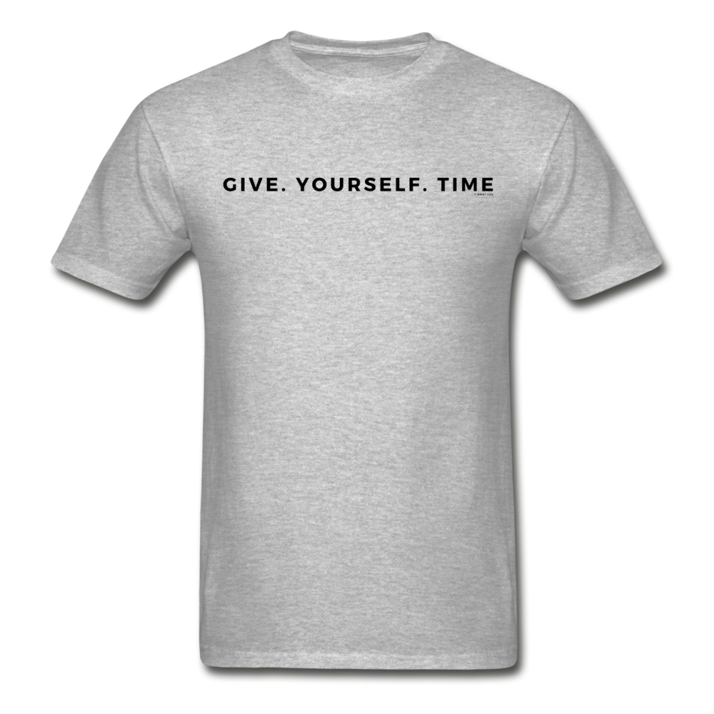 Give Yourself Time Tee - heather gray