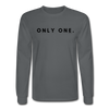 Only One Long Sleeve - charcoal