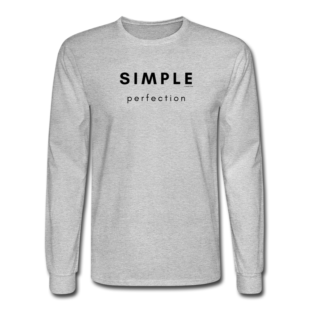 Simple Perfection Long Sleeve - heather gray