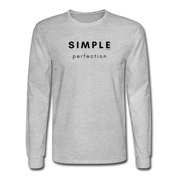 Simple Perfection Long Sleeve - heather gray