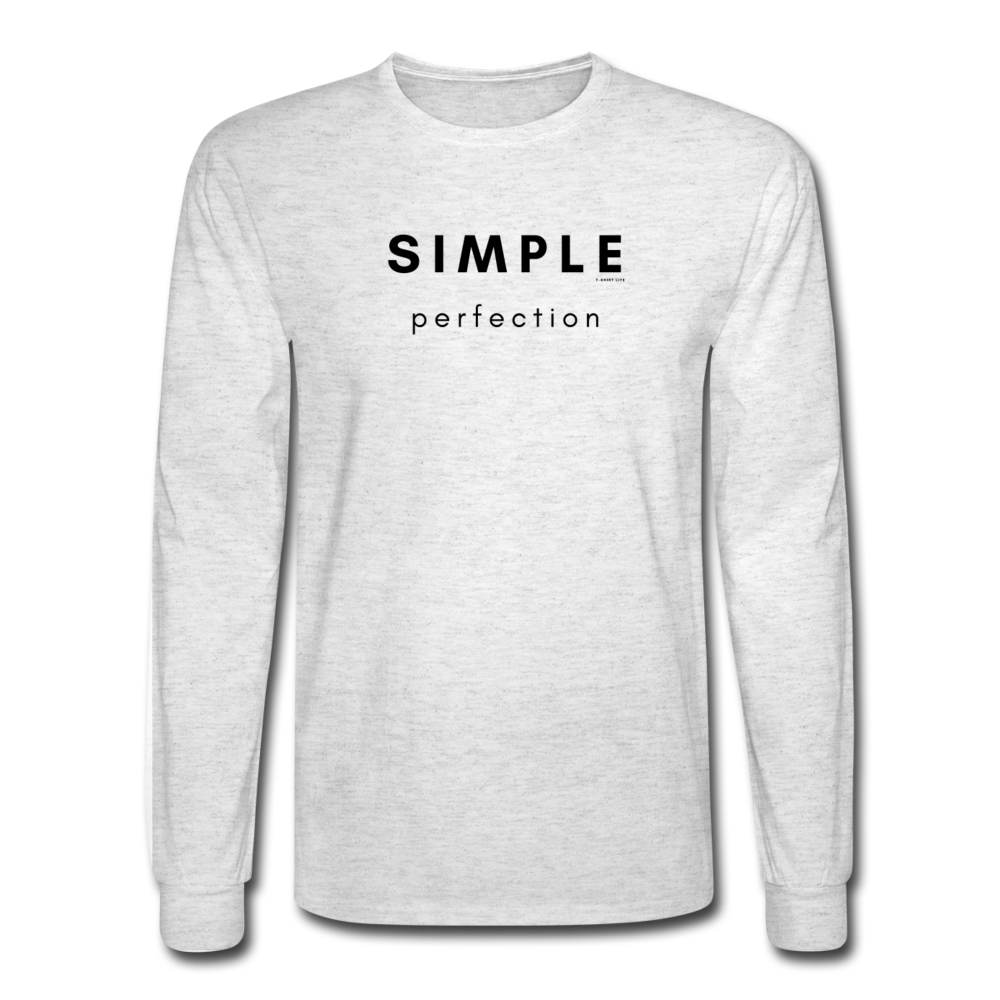 Simple Perfection Long Sleeve - light heather gray