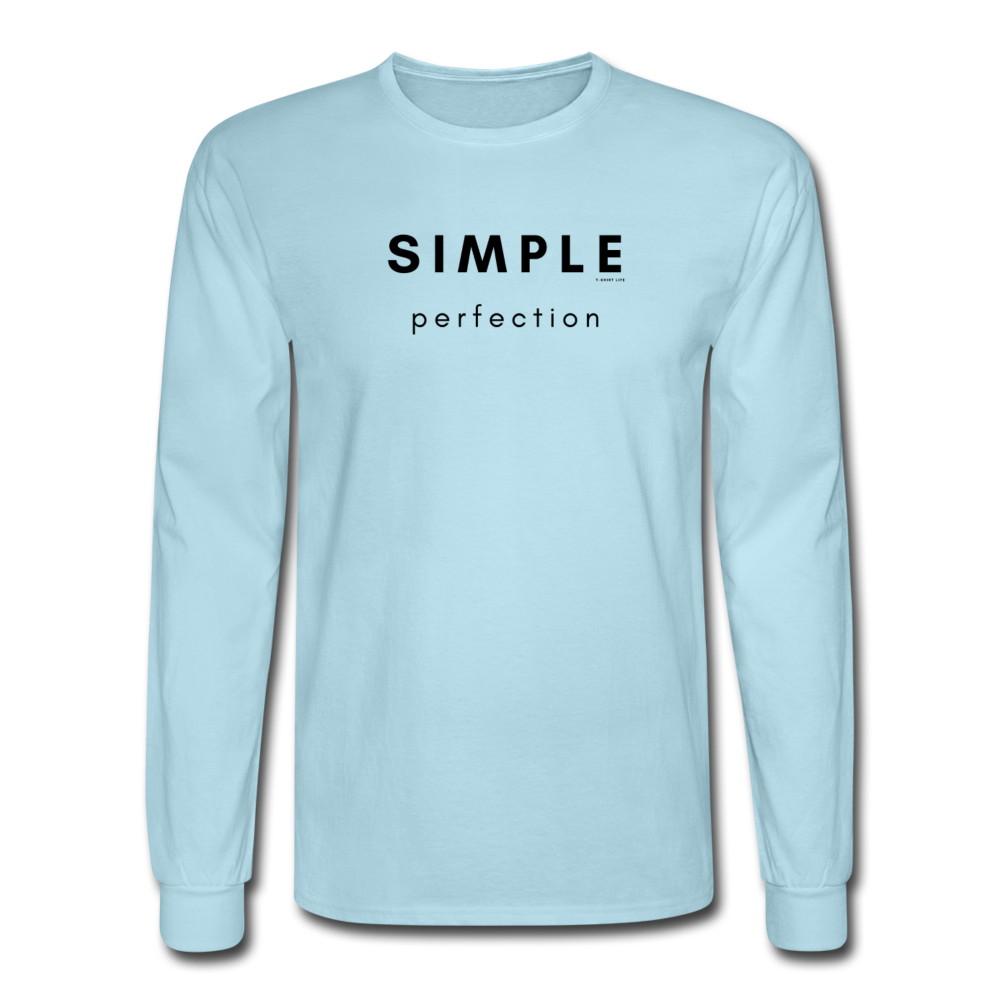 Simple Perfection Long Sleeve - powder blue