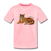 Kids' Premium Tiger T-Shirt - pink