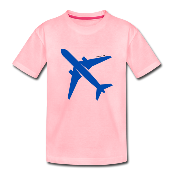 Airplane Kids Tee - pink