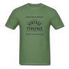 Vintage Typeface Tee - military green