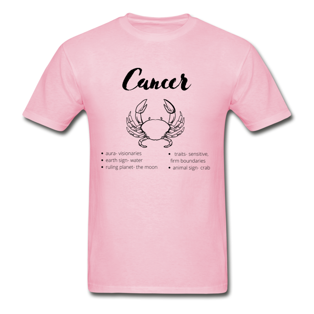 Zodiac Cancer Tee - light pink