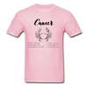 Zodiac Cancer Tee - light pink