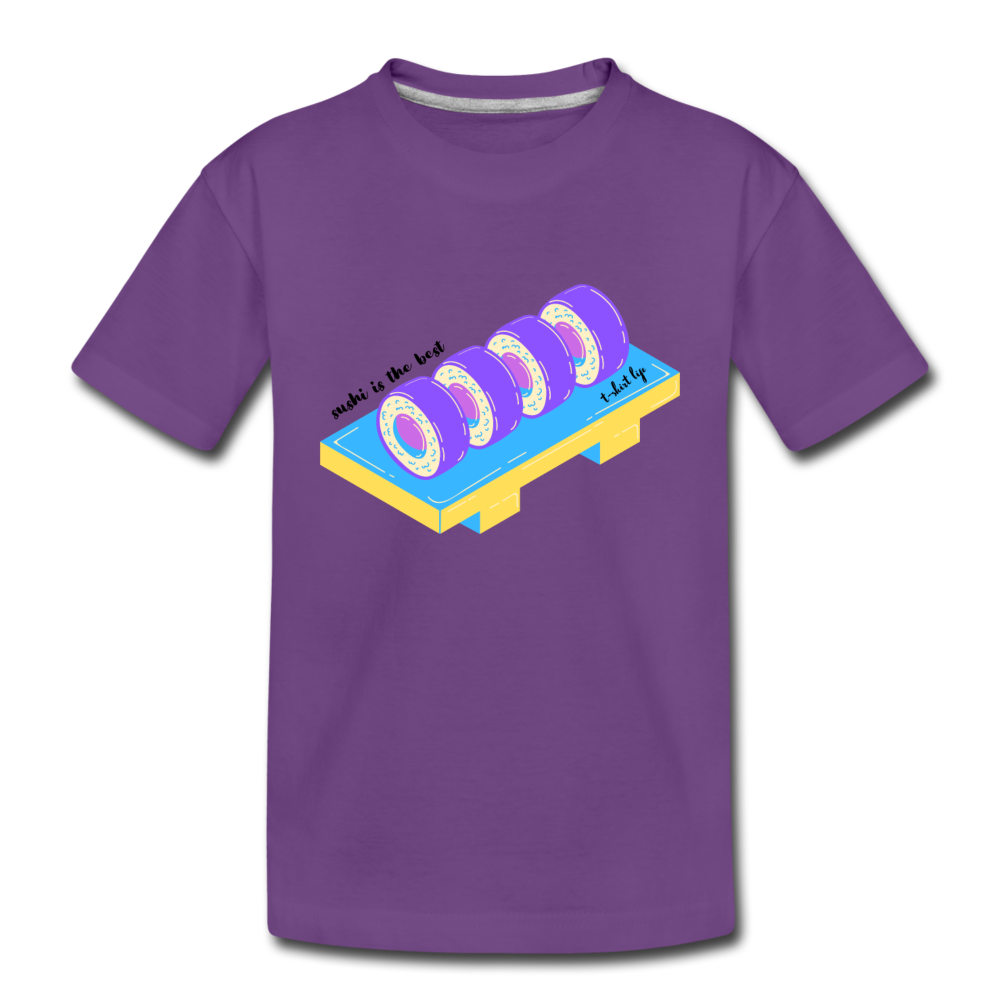 Kids Sushi Tee - purple