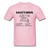 Sagittarius Zodiac Tee - light pink