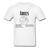 Aries Zodiac Tee - white