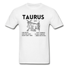 Taurus Zodiac Tee - white