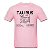 Taurus Zodiac Tee - light pink