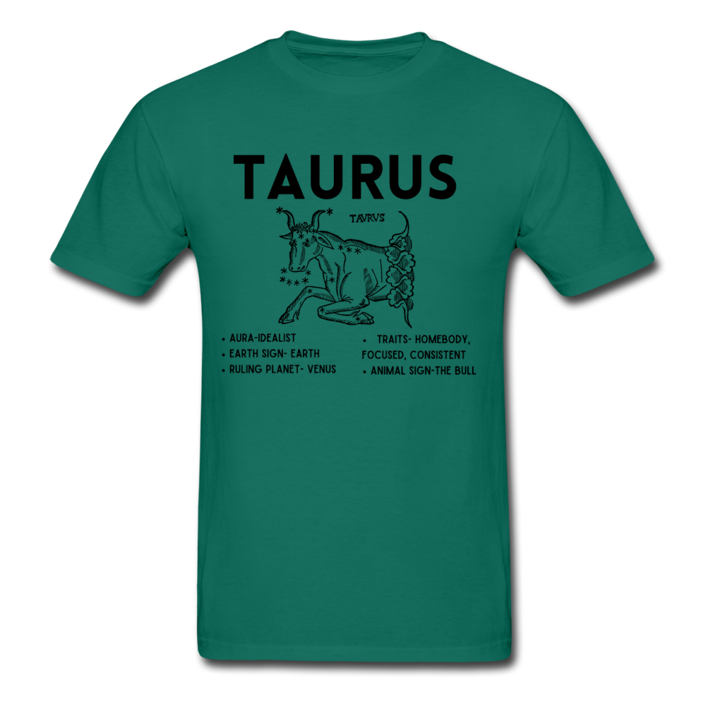 Taurus Zodiac Tee - petrol