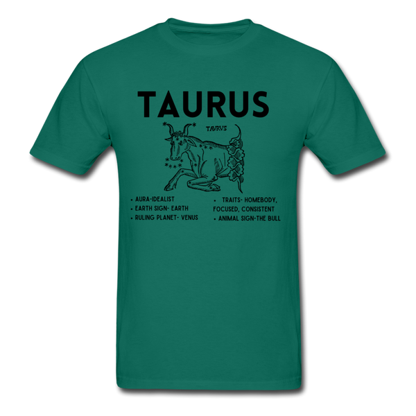 Taurus Zodiac Tee - petrol