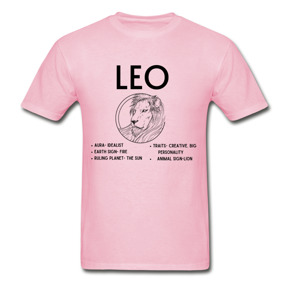 Leo Zodiac Tee - light pink