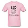 Leo Zodiac Tee - light pink