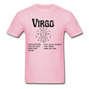 Virgo Zodiac Tee - light pink