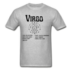 Virgo Zodiac Tee - heather gray