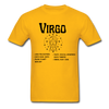 Virgo Zodiac Tee - gold