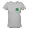 Women's V-Neck Planet T-Shirt - gray
