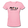 Women's V-Neck Game Night T-Shirt - pink