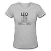 Women's V-Neck Leo T-Shirt - gray