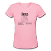 Women's V-Neck Aries T-Shirt - pink