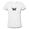 Women's V-Neck Butterfly T-Shirt - white