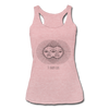 Women’s Racerback Sun Tank - heather dusty rose