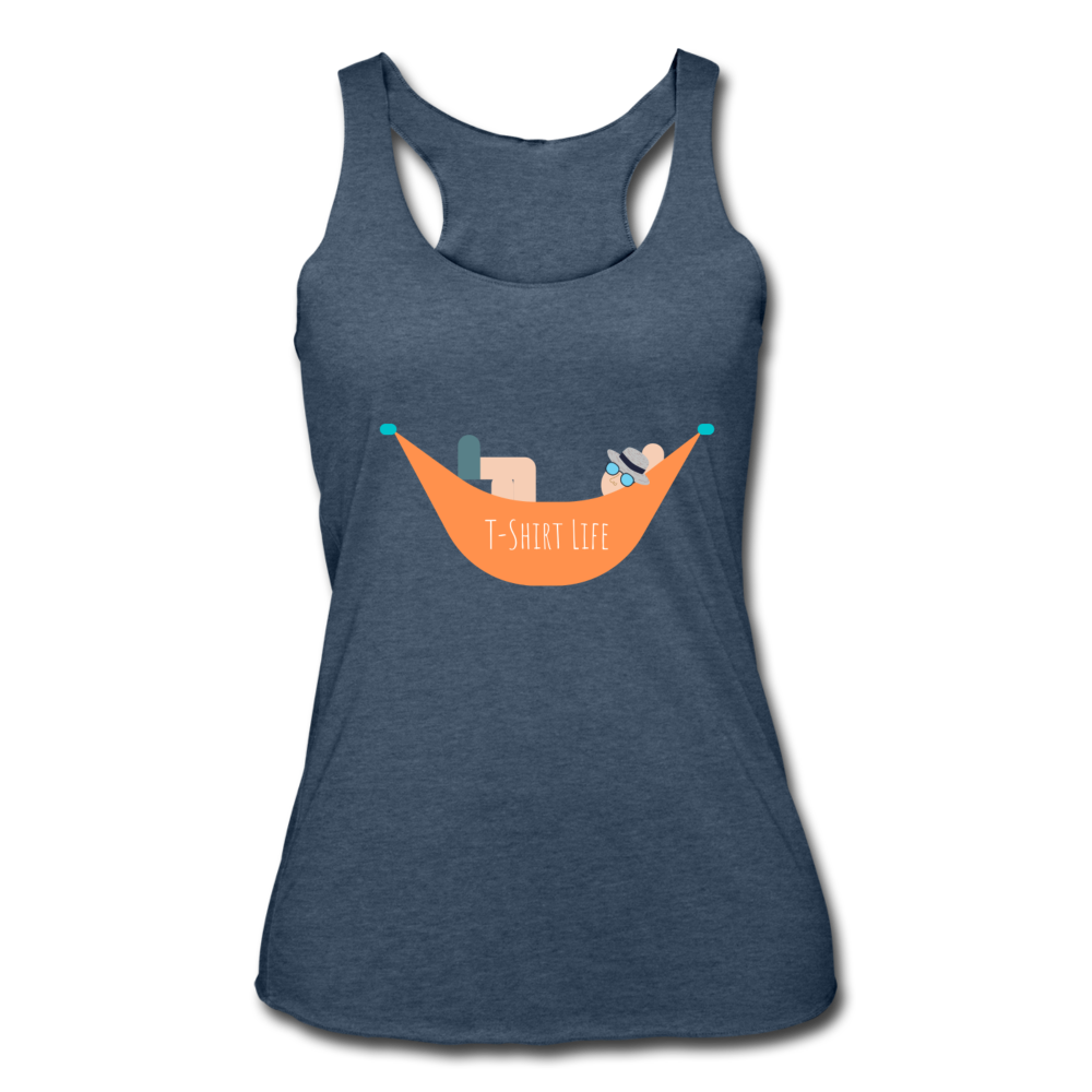 Women’s Racerback Hammock Tank - heather navy