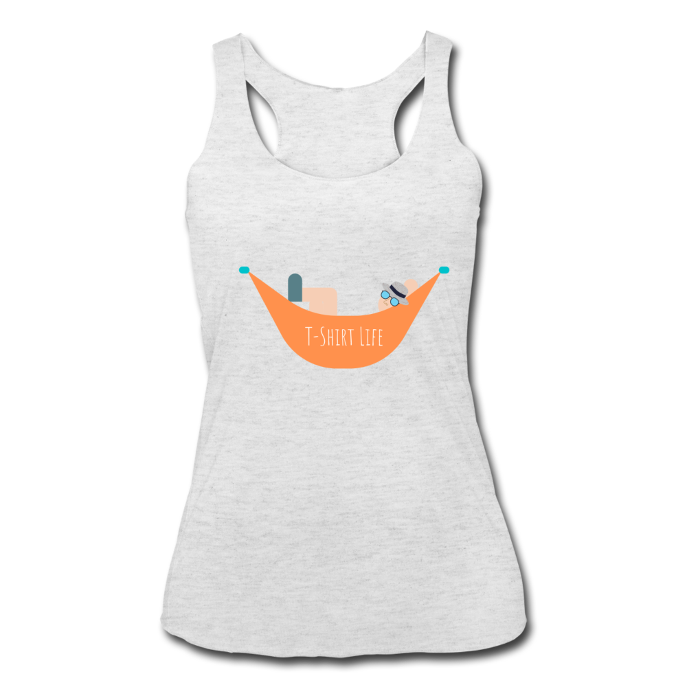 Women’s Racerback Hammock Tank - heather white