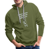 Energy Flows Where The Mind Goes Hoodie - olive green