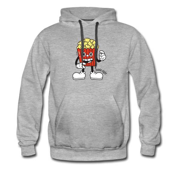 Movie Night Hoodie - heather gray