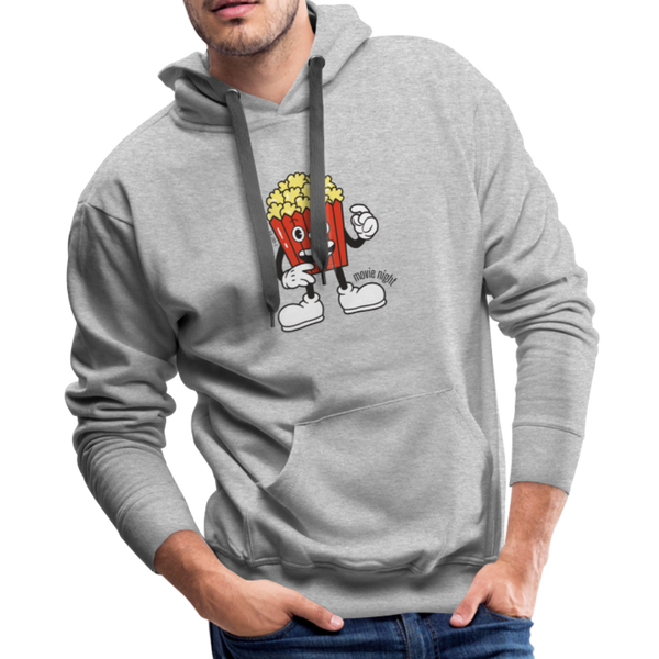 Movie Night Hoodie - heather gray