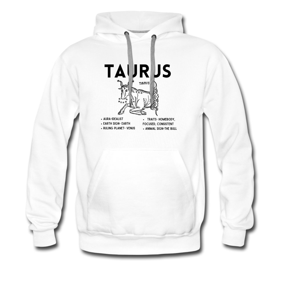 Taurus Hoodie - white